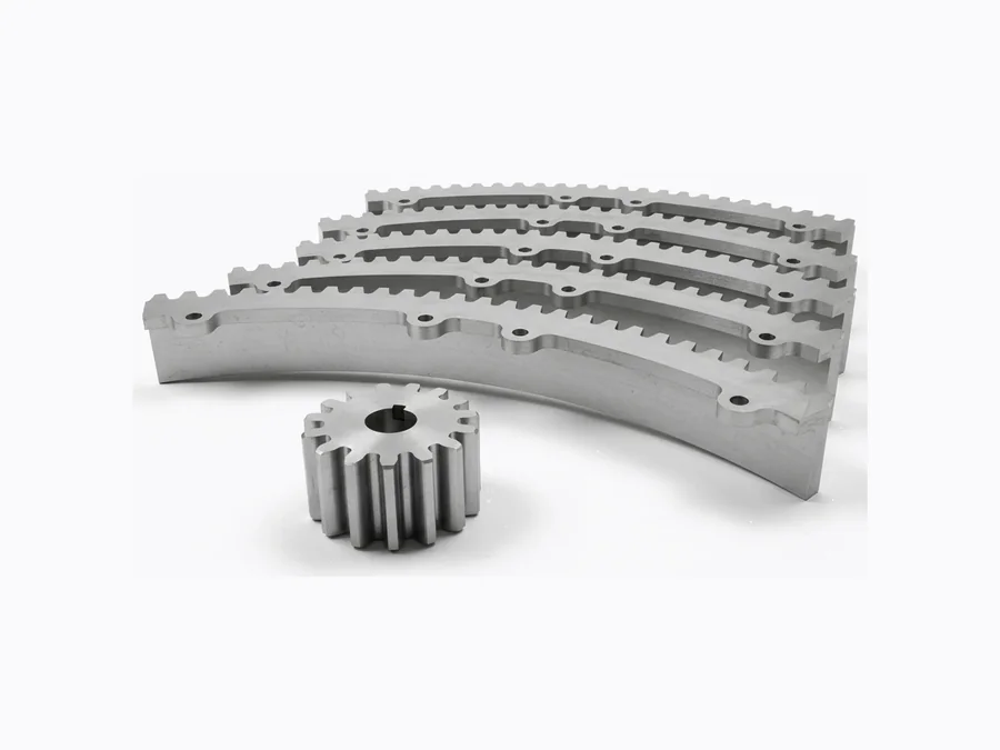 Gear ring segments & pinion